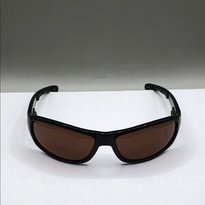 Napa by Hobie Polarized Sunglasses Black Frame Brown Lens Rim 64-16-120 GOOD
